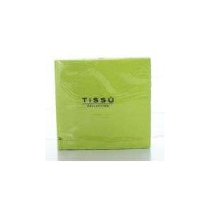 TOVAGLIOLI CARTA COLORATI 38 X 38 2 VELI TISSU' PZ.40 CADAUNO GREEN