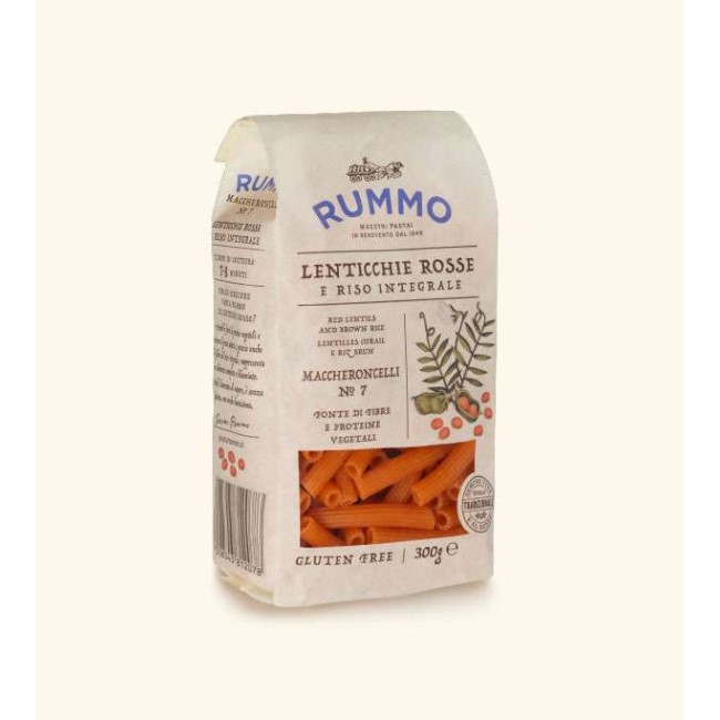 RUMMO PASTA MACCHERONCELLI LENT. RISO INTEGRALE GR. 300