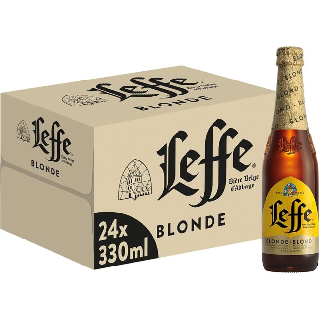 BIRRA LEFFE BLONDE CL.33 X 24 BOTTIGLIE